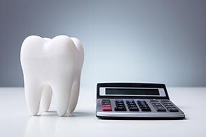 tooth and calculator for cost of cosmetic dentistry in Tullahoma 