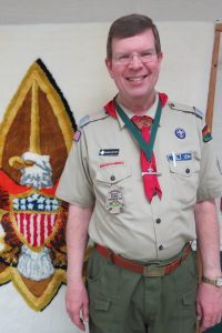 Dr. Petty serving Boy Scouts of America