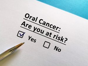 Form assessing risk for oral cancer in Tullahoma